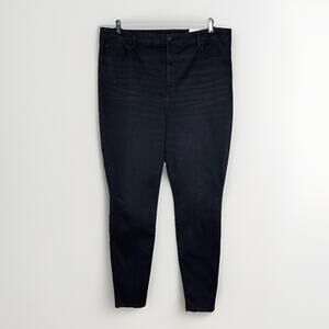 New American Eagle BFF Black Acid Skinny Stretch Jeans Women XL Tall (18,20,22)